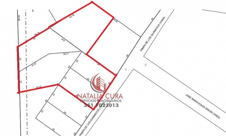 VILLA WARCALDE- EXCELENTE CONJUNTO DE 5 LOTES EN VENTA