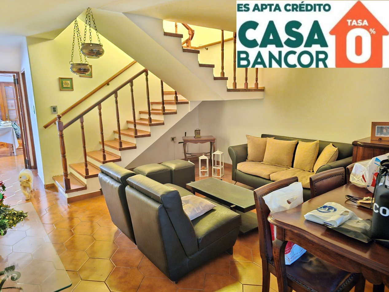 B° SAN MARTIN- HERMOSA CASA DE 3 DORM "APTA BANCOR"