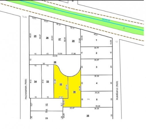 QUISQUISACATE - DOS LOTES DE 694 m² Y 603 m² EN HOUSING CERRADO