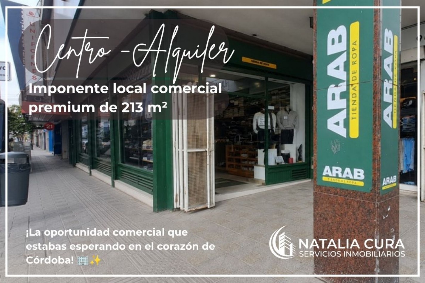 Alquiler Local Comercial Premium de 213 m² en Ochava Estrategica - Centro, Cordoba