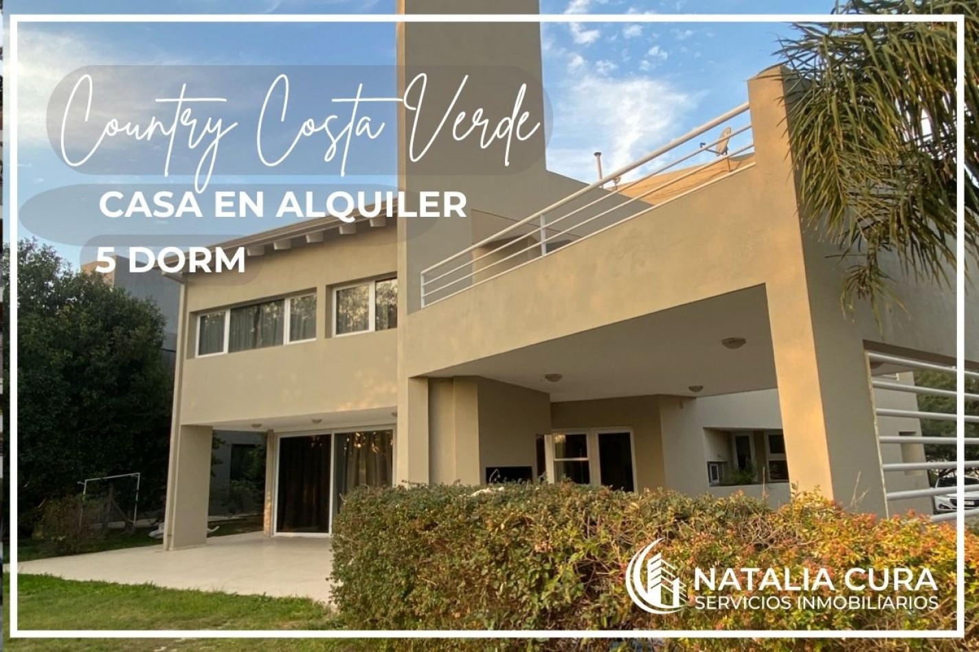 CASA 5 Dorm EN ALQUILER - B° Costa Verde