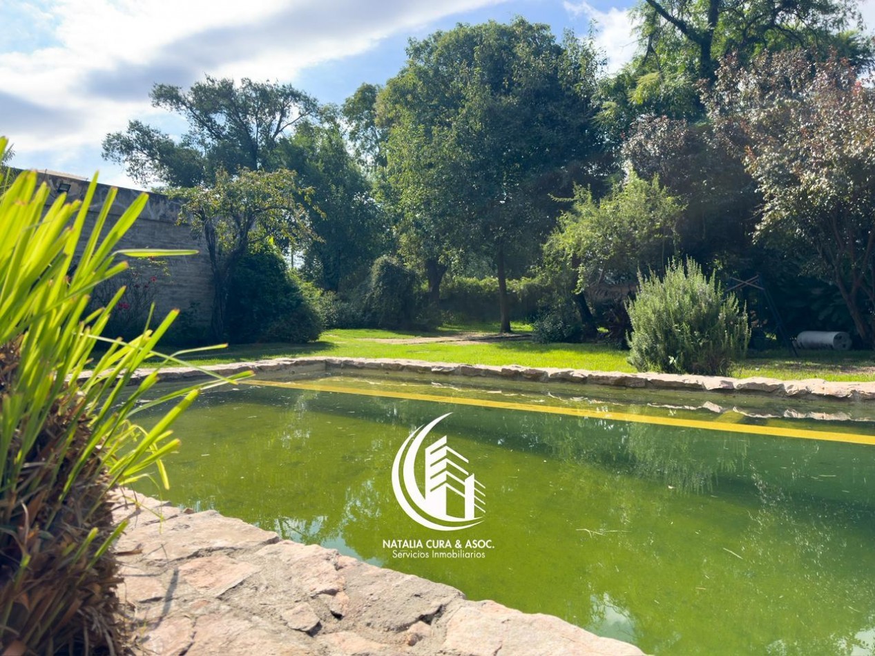 ALQUILER: Casa Quinta en Arguello 4 Dorm con Gran Parque y Pileta
