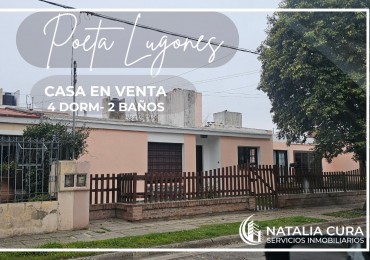 CASA EN VENTA - B° POETA LUGONES - IDEAL PARA MODERNIZAR