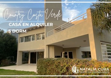CASA 5 Dorm EN ALQUILER - B° Costa Verde