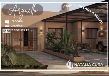 🚀 ¡CASA RECICLADA A NUEVO EN ARGUELLO! — A ESTRENAR Y CON EXCELENTE DISTRIBUCION